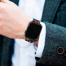 Charger l&#39;image dans la galerie, Bracelet de Montre Apple Watch en cuir personnalisé impression avec photo logo
