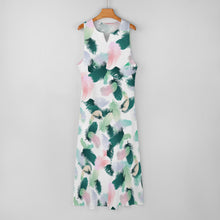 Charger l&#39;image dans la galerie, Grande taille femmes Maxi robe longue robe sans manches GQ personnaliser avec photo motif texte logo (impression d&#39;image unique)
