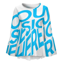 Charger l&#39;image dans la galerie, T-shirt tee shirt manches longues grande taille femme ample chic PL personnalisé avec motif image logo texte (impression d&#39;image unique)
