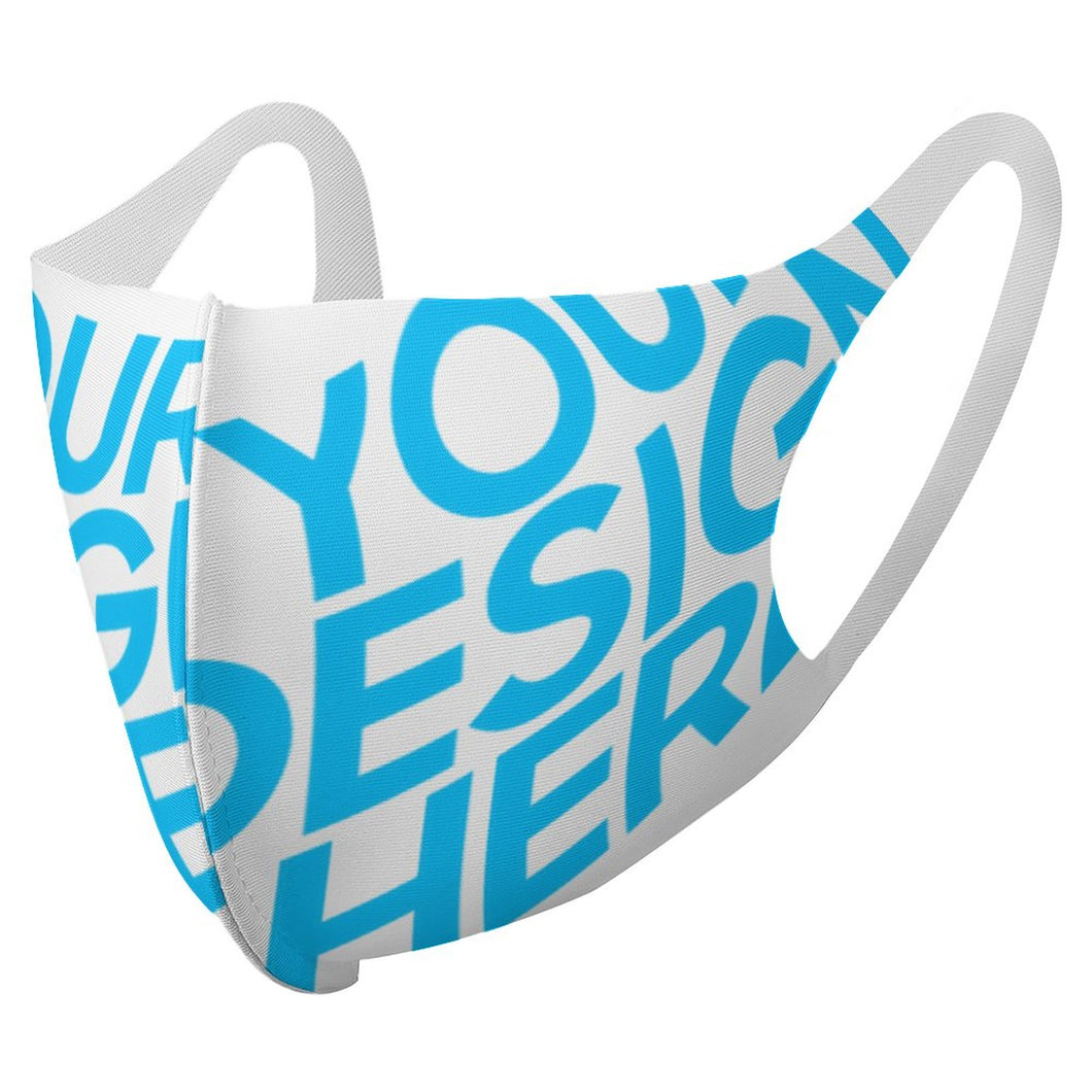 Masque anti-poussière réutilisable adulte personnalisé avec photo logo motif texte