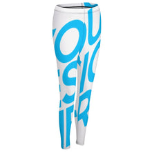 Charger l&#39;image dans la galerie, Legging pantalon chic sport femme NZ205 personnalisé avec photo motif texte logo (impression d&#39;image unique)
