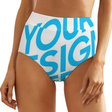 Charger l&#39;image dans la galerie, Culotte Taille Haute Sexy Femme NZ052 Personnalisé Avec Photo Texte Motif Logo (Impression Complète Une Image)
