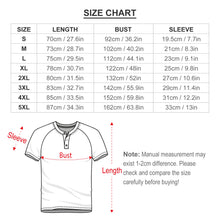 Charger l&#39;image dans la galerie, T-shirt tee shirt Raglan DT36 à manches courtes pour hommes avec trois boutons personnalisée avec photo logo texte (conception multi-images)
