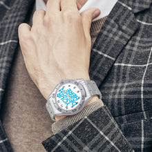 Charger l&#39;image dans la galerie, Montre de luxe pour homme avec bracelet en acier inoxydable SS1402004 Personnalisé
