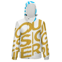 Charger l&#39;image dans la galerie, Impression d’image unique veste / jacket zippé courte polaire femme A679 personnalisé avec photo motif logo texte
