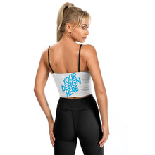 Charger l&#39;image dans la galerie, Corset top bustier crop top camisole femme YJ007 personnalisé avec photo image logo motif texte
