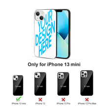 Charger l&#39;image dans la galerie, Coque de téléphone en verre trempé Apple iPhone 13 series impression personnalisé avec logo photo motif texte

