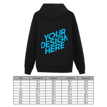 Charger l&#39;image dans la galerie, Sweat pull à capuche en coton personnalisé avec photo texte pour homme avec poche ( impression au dos )
