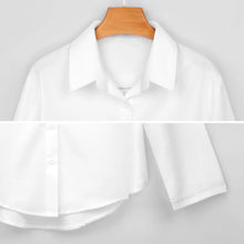 Charger l&#39;image dans la galerie, Chemise blouse femme chic à manches longues femme B648 personnalisé avec photo logo texte motif (impression des multi-images)
