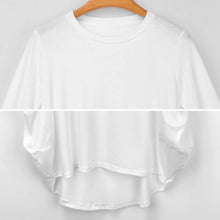 Charger l&#39;image dans la galerie, Robe ample à manches longues col rond pour femme AKQ personnalisée avec photos motif et texte (impression des multi-images)
