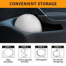Charger l&#39;image dans la galerie, Pare-soleil de Voiture Pliable en Verre de Pare-brise (Une Paire) QC1104037 Personnalisé avec Texte Photo Image Logo
