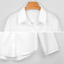Charger l&#39;image dans la galerie, Chemise blouse à manches longues femme B648 personnalisé avec photo logo texte motif (impression d&#39;image unique)
