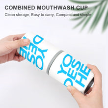 Charger l&#39;image dans la galerie, Tasse de bain de bouche / gobelet de brosse à dents impression personnalisé avec image logo motif photo
