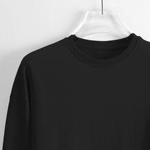 Charger l&#39;image dans la galerie, Sweat ample à col rond et épaules tombantes pour les hommes A-071 Personnalisé
