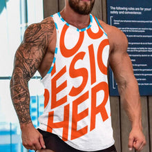 Charger l&#39;image dans la galerie, Tank top Gilet chemise sans manches Débardeur homme BKREV1 personnalisé avec photo logo texte motif (Impression des multi-images)
