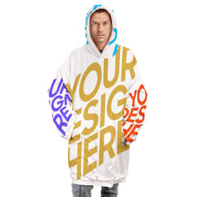 Charger l&#39;image dans la galerie, Sweat à capuche couverture homme adulte B4122 personnalisé avec motif et texte (Conception multi-images)
