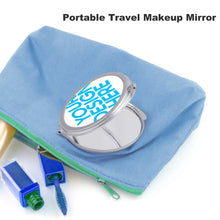 Charger l&#39;image dans la galerie, Miroir de maquillage de voyage portable Personnalisé avec photo et logo
