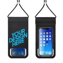 Charger l&#39;image dans la galerie, Sac étanche pour téléphone portable personnalisé avec photo logo texte
