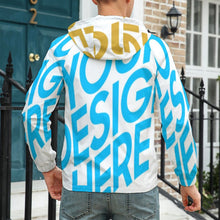 Charger l&#39;image dans la galerie, Impression d’image unique Sweat à capuche/veste grande taille homme A541 personnalisé avec texte photo logo motif
