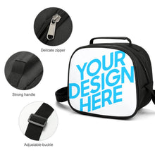 Charger l&#39;image dans la galerie, Sac isotherme repas / sac isolant repas pour enfant personnalisé avec photo text logo
