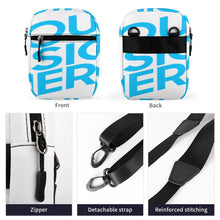 Charger l&#39;image dans la galerie, Sac messager / Petite sacoche pour femme homme Q026 personnalisé avec photo logo texte motif (Impression d’image unique)
