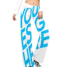 Charger l&#39;image dans la galerie, Pantalon de Yoga Relax avec lacets Fluide Femme XP personnalisé avec photo logo texte motif (impression d&#39;image unique)
