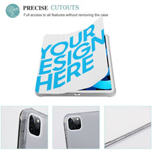 Charger l&#39;image dans la galerie, Coque Étui Housse de protection iPad à trois volets personnalisé avec photo motif logo texte
