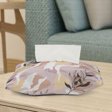 Charger l&#39;image dans la galerie, Housse poche mouchoir / pochette mouchoir en cuir PU personnalisé avec photo texte motif logo
