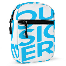 Charger l&#39;image dans la galerie, Sac messager / Petite sacoche pour femme homme Q026 personnalisé avec photo logo texte motif (Impression d’image unique)
