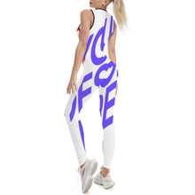 Charger l&#39;image dans la galerie, XG001 Set Yoga Top &amp; Yoga Leggings pour Femme personnalisé avec texte motif photo (conception multi-images)
