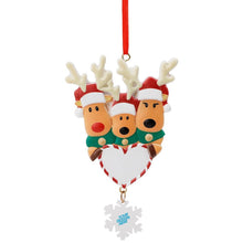 Charger l&#39;image dans la galerie, Décoration de Noël en forme de wapiti GY0902040 impression personnalisé avec motif photo logo texte
