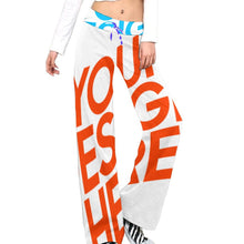 Charger l&#39;image dans la galerie, Pantalon de Yoga avec lacets décontracté Femme XP personnalisé avec photo image logo texte motif (impression des multi-images)
