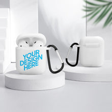 Charger l&#39;image dans la galerie, Coque Bluetooth Apple AirPods 1 2 en silicone personnalisé avec motif texte logo photo
