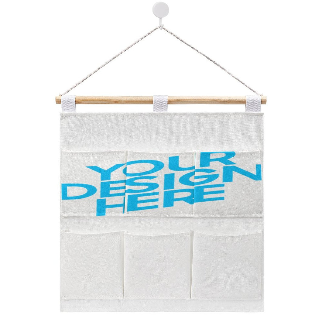 Sac de rangement suspendu en coton et lin Personnalisé