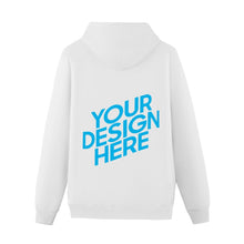 Charger l&#39;image dans la galerie, Sweat pull à capuche en coton personnalisé avec photo texte pour homme avec poche ( impression au dos )
