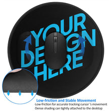 Charger l&#39;image dans la galerie, RM10765 Tapis de souris rond 7,9 x 7,9 en caoutchouc impression personnalisée avec photo logo et texte
