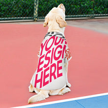 Charger l&#39;image dans la galerie, Vêtements pour animaux de compagnie chemise LM027 pour chats et chiens pour la maison plage bord de mer personnalisée avec prénom motif texte (conception multi-images)
