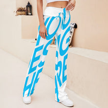 Charger l&#39;image dans la galerie, Pantalon de Yoga Relax avec lacets Fluide Femme XP personnalisé avec photo logo texte motif (impression d&#39;image unique)
