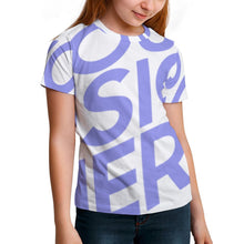 Charger l&#39;image dans la galerie, T-shirt / Tee shirt enfant manches courtes sport ET personnalisé avec photo texte logo (impression image unique)
