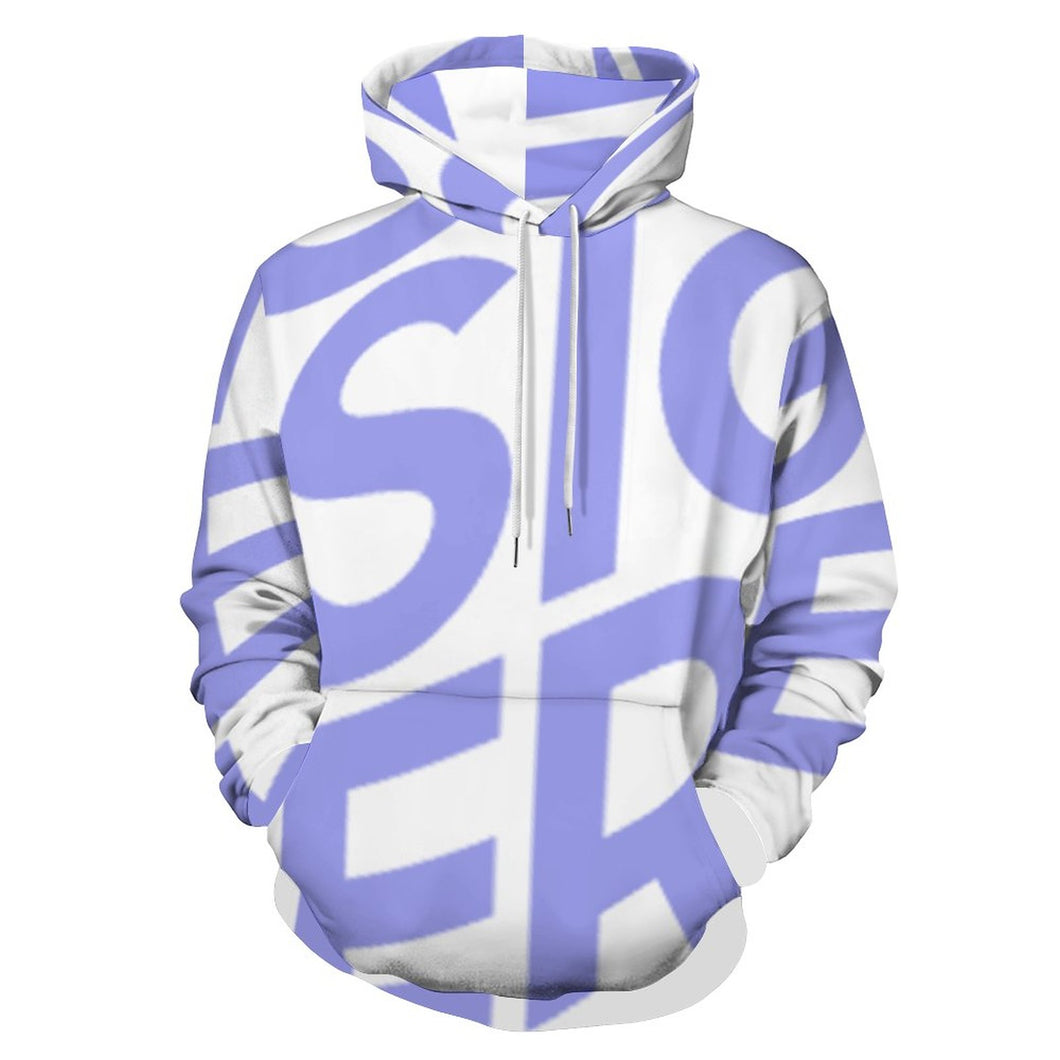 Hoodie de sport / Sweats à capuche Grande taille pour femme homme personnalisé avec photo logo texte motif (impression d'image unique)