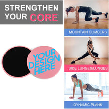 Charger l&#39;image dans la galerie, Plaque coulissante pour Yoga / disques coulissants pour Fitness YD2301003 Personnalisé (rose)
