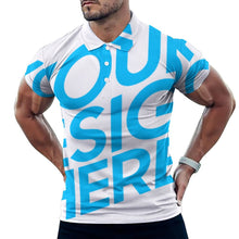 Charger l&#39;image dans la galerie, Chemise POLO à manches courtes homme B612 personnalisé avec photo logo texte motif
