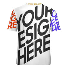 Charger l&#39;image dans la galerie, T-shirt tee shirt col rond femme ample NT personnalisé avec photo motif logo texte (impression des multi-images)
