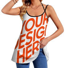 Charger l&#39;image dans la galerie, Impression des multi-images camisole sport chic grande taille femme dodu MK personnalisé avec motif photo logo texte
