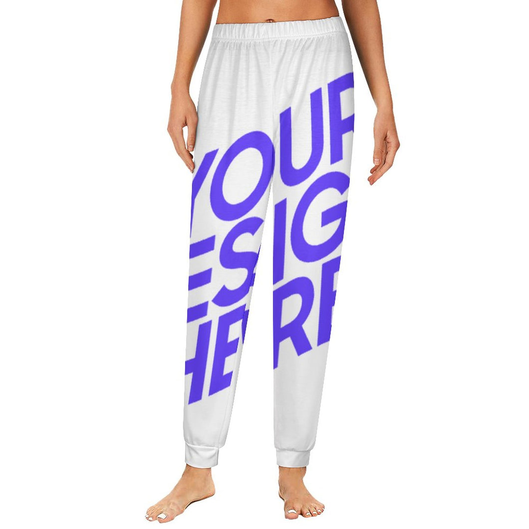 Pantalon de pyjama femme EP en qualité douce personnalisé avec texte motif photo (conception une image)