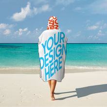 Charger l&#39;image dans la galerie, Serviette de plage / Linge de bain adulte NT158 personnalisée avec photo et prénom (Même style pour homme et femme)
