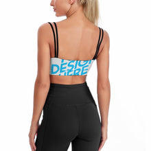 Charger l&#39;image dans la galerie, Soutien-gorge de sport de soutien sans couture d&#39;entraînement YJ034 personnalisé design avec photo texte
