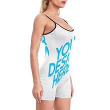 Charger l&#39;image dans la galerie, Combinaison/Tenue de yoga une pièce élégante Femme XG014 impression personnalisée avec image logo motif texte
