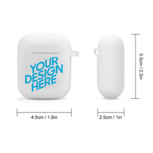 Charger l&#39;image dans la galerie, Coque Bluetooth Apple AirPods 1 2 en silicone personnalisé avec motif texte logo photo
