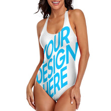 Charger l&#39;image dans la galerie, Maillot de bain une pièce élégant femme LT3150 personnalisé avec image logo texte motif (conception une image)
